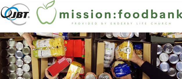 JBT Automated Systems UK Office Hosts Food Drive to Support Mission Foodbank